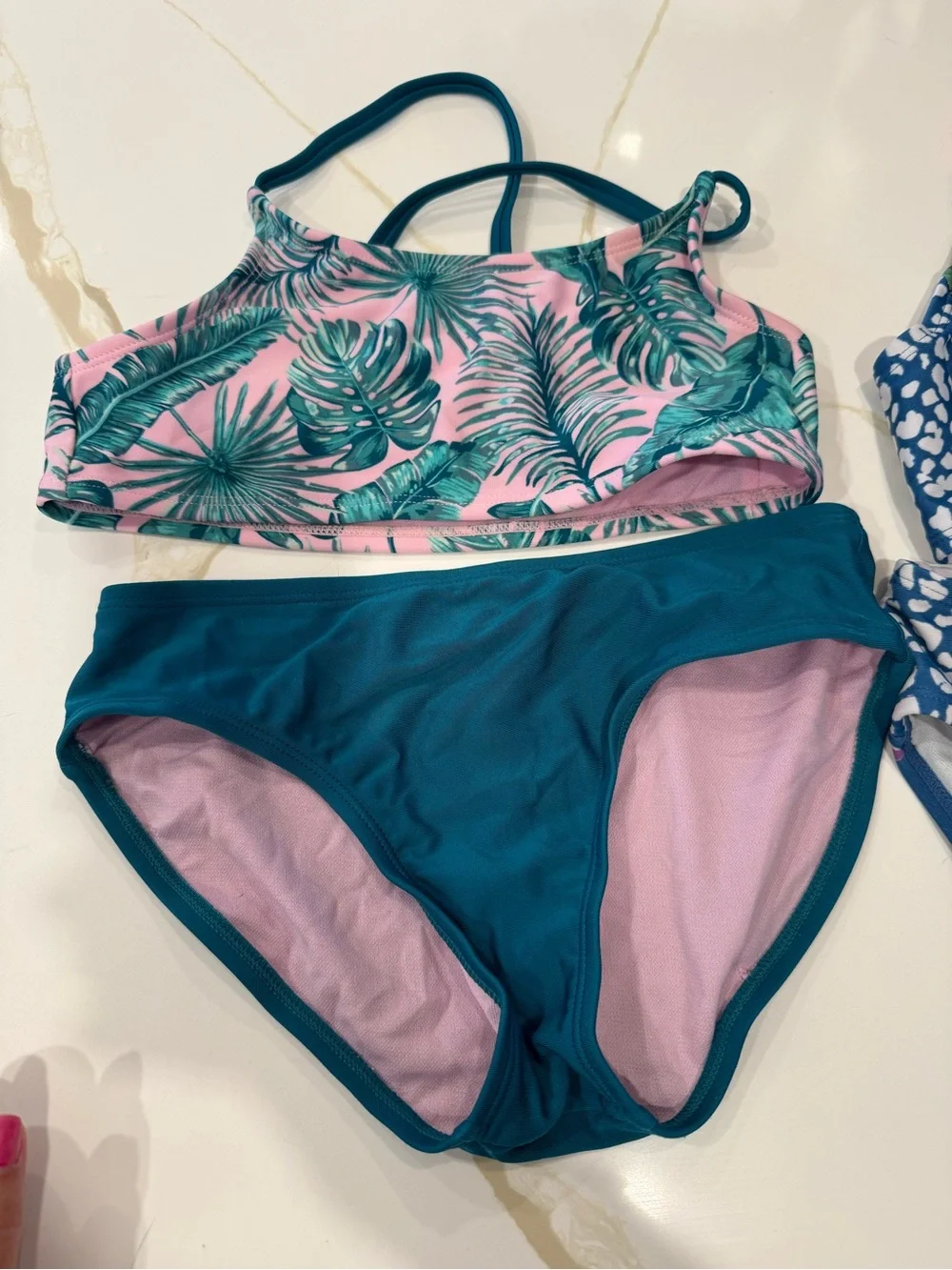 Art Class Girls Swimsuit Bundle – Size M (7/8 & 8) – 2 Two-Piece Swimsuits